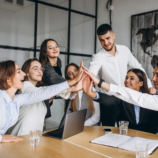 Verified ethical direct selling professionals in a modern workspace