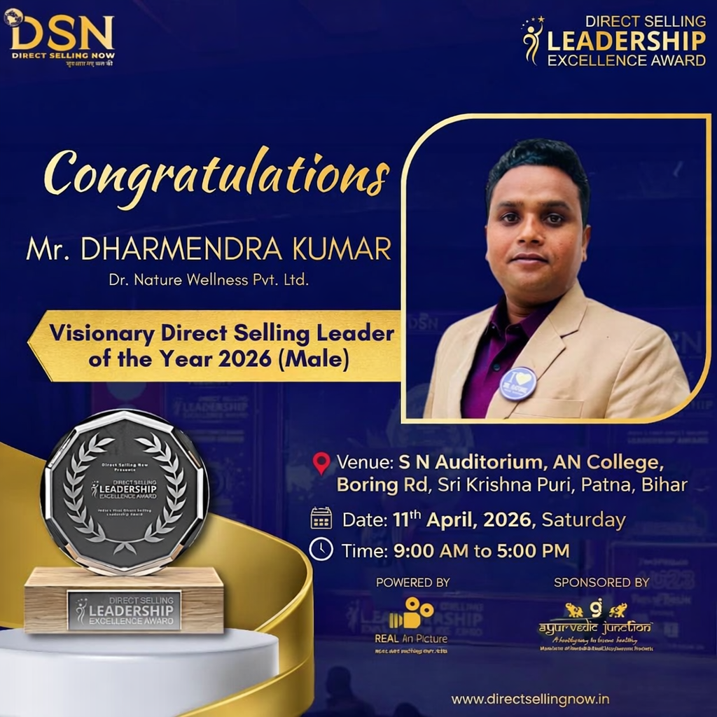 VISIONARY DIRECT SELLING LEADERS OF THE YEAR 2026 (MALE )