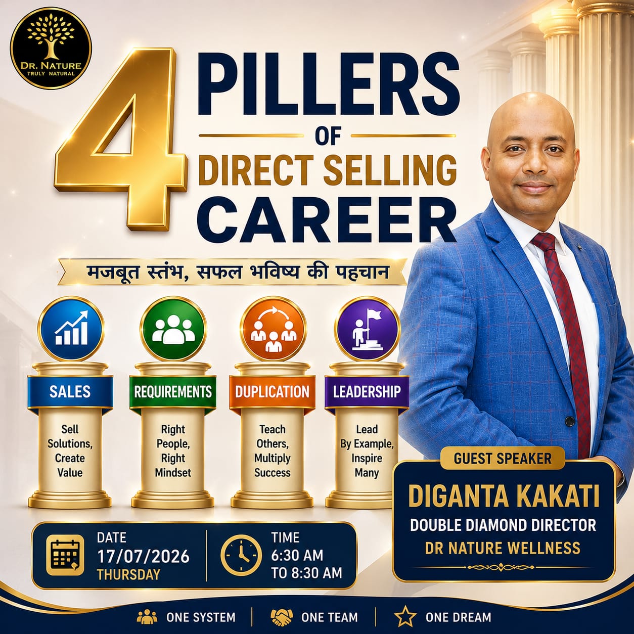 4 Pillers of Direct Selling Career for Freedom